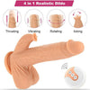 4 IN 1 Clitoral Stimulation Suction Cup Realistic Dildo - Lusty Age