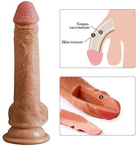 Realistic Dildo with Strong Suction Cup - 7 inch - Lusty Age