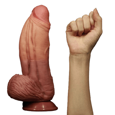10 inch Dual-Layered Silicone Nature Huge Dildo
