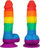 Load image into Gallery viewer, Rainbow Soft Big Realistic Silicone Dildo - Lusty Age