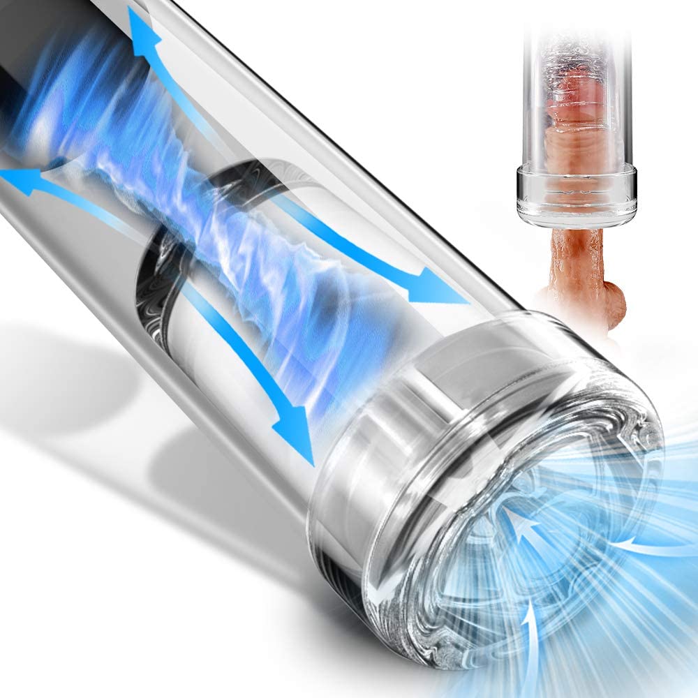 Electric Male Masturbator Cup with Visible Enlargement Function - Lusty Age