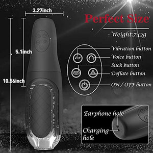 Male Automatic Masturbator with 4 Powerful Vacuum Suctions - Lusty Age