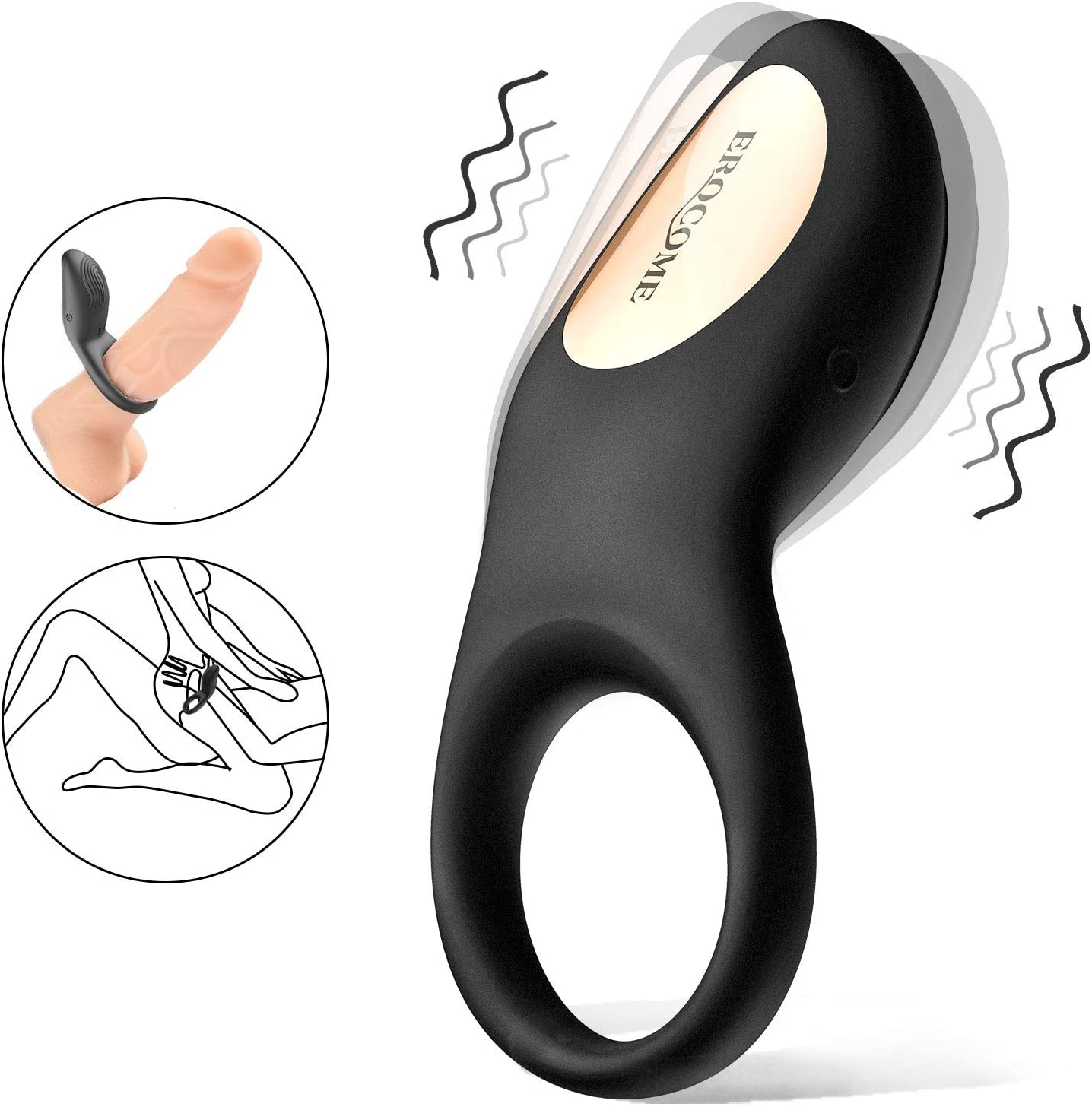 8 Vibration Modes Wireless Remote Control Penis Ring - Lusty Age