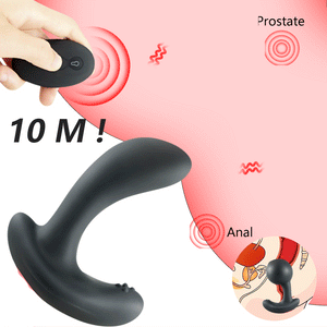Remote Control Inflatable Anal Plug Vibrator & Prostate Massager - Lusty Age