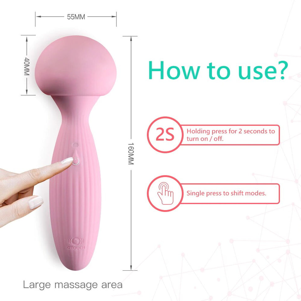 Mushroom Designed Vibrator For Women - Lusty Age
