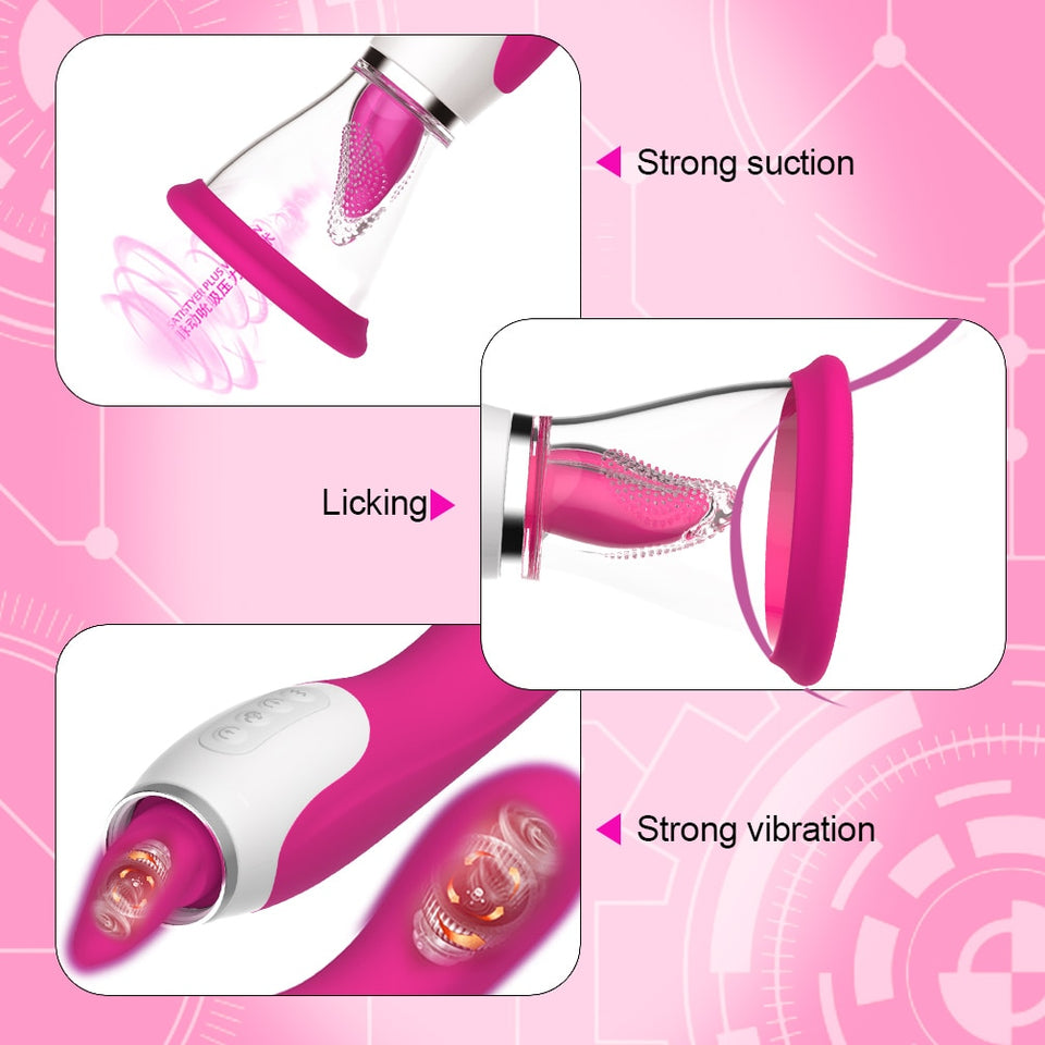 Sucking Vibrator With Tongue - Lusty Age