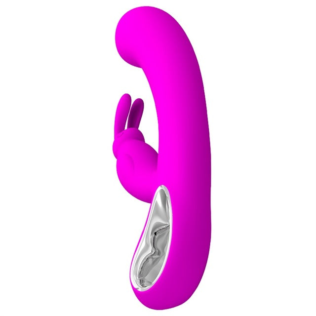 USB Rechargeable 12 Speed Rabbit Vibrator - Lusty Age