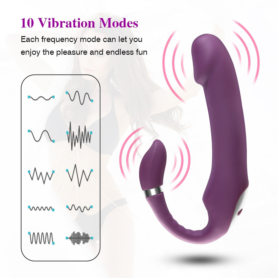 Heating Dildo Vibrator for G-Spot & Clitoral Stimulation - Lusty Age