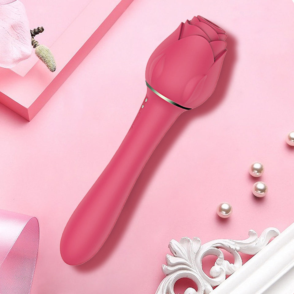 Powerful Rose Vibrator For Women Clitoris Nipple Clit Sucker - Lusty Age