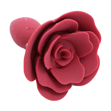 Romantic Rose Silicone Butt Plug - Lusty Age
