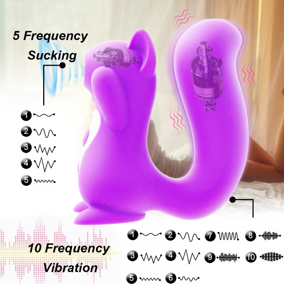 Squirrel Sucking Women Dildo Vibrator - Lusty Age