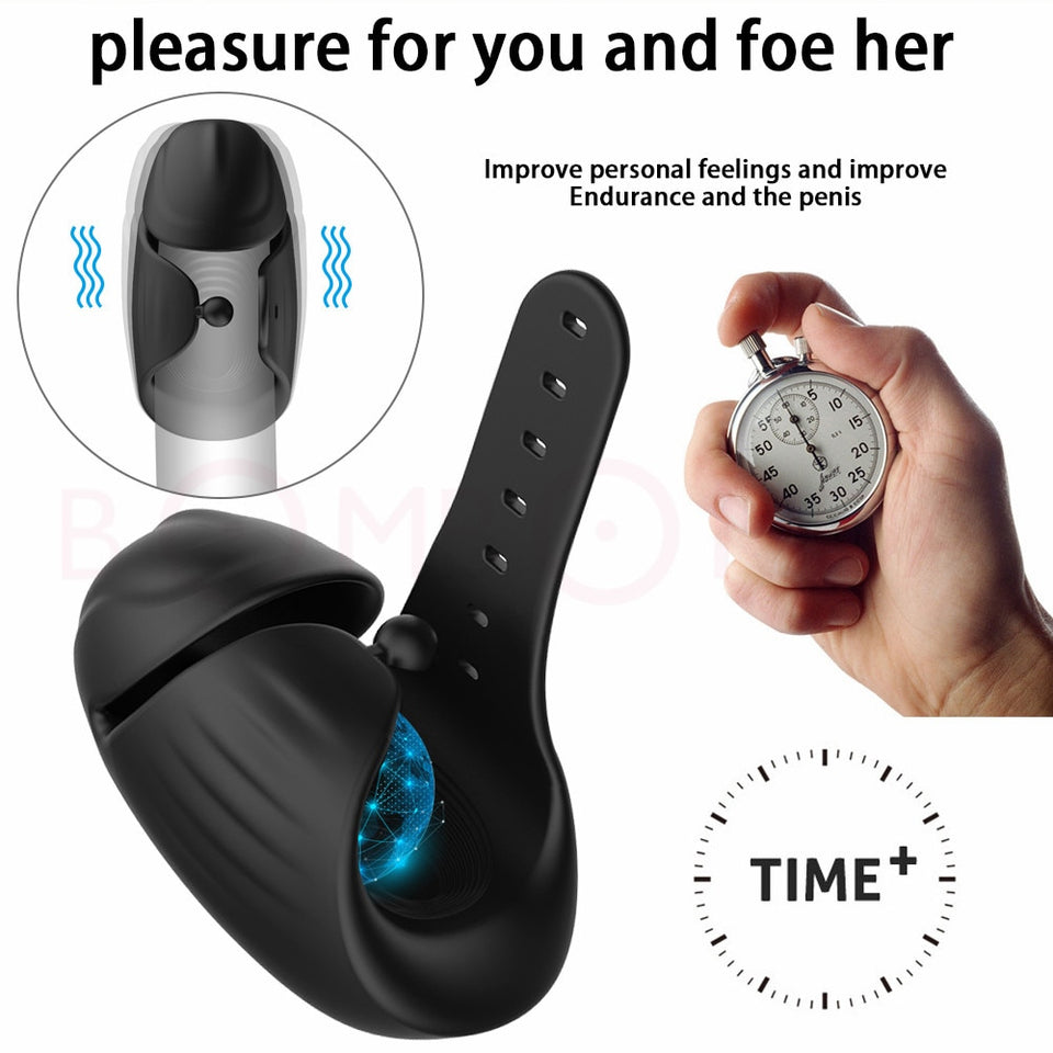 Adjustable Glans Vibrator Penis Massager - Lusty Age