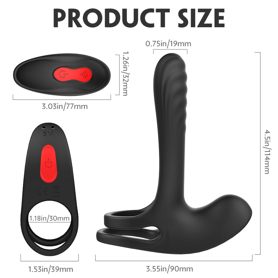 Elastic Delay Vibrating Cock Ring Stretchy Intense Clit Stimulation Vibrator - Lusty Age