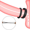 Load image into Gallery viewer, Silicone Dual Penis Ring - Lusty Age