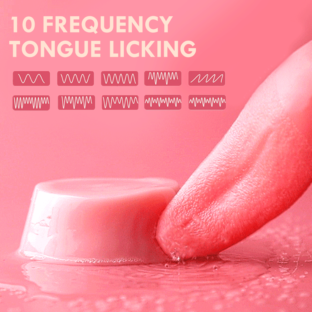Realistic Tongue Licking Vibrator - Lusty Age