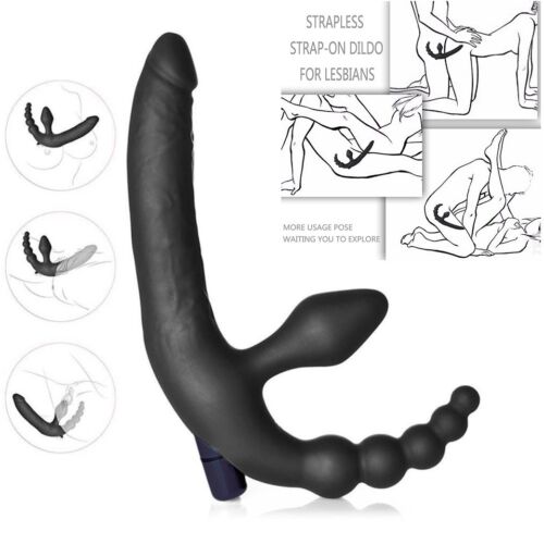 10 modes Anal Plug Prostate Massager And Vibrating Strap on Dildo